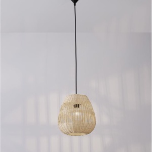 Lustra / Pendul modern design natural ratan MARLO D-27cm 205426 universul-luminii.ro