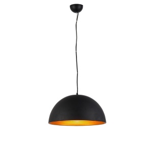 Lustra / Pendul modern design nordic 40cm MODENA negru/auriu - Img 5