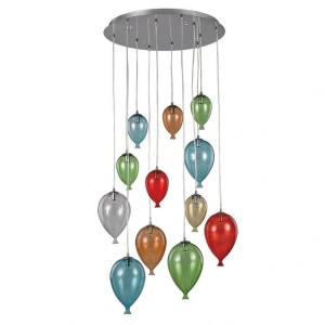 Lustra, Pendul modern diametru 60cm CLOWN SP12 COLOR 100951 188566 universul-luminii.ro