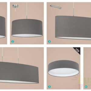 Lustra, Pendul modern maro-antracit, dim.75x22cm, Pasteri 31583 EL 63676 universul-luminii.ro