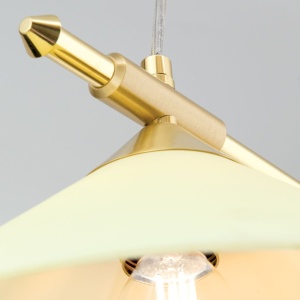 Lustra, Pendul realizat manual ARTDESIGN 2L, alama mat/ champagne 163526 universul-luminii.ro
