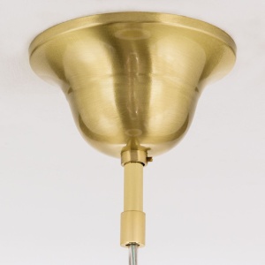 Lustra, Pendul realizat manual ARTDESIGN 30cm, alama mat/ alb opac 163556 universul-luminii.ro