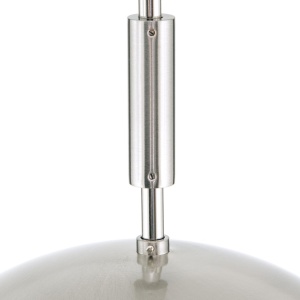 Lustra, Pendul realizat manual ARTDESIGN 30cm, crom satinat/ alb opac 241566 universul-luminii.ro