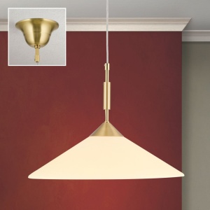 Lustra, Pendul realizat manual ARTDESIGN 40cm, alama mat/ champagne 241536 universul-luminii.ro