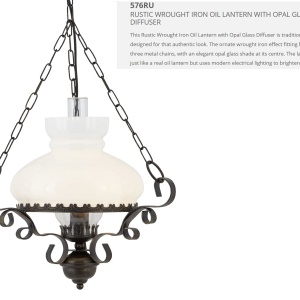Lustra / Pendul stil rustic Hurricane 576RU SRT - Img 3