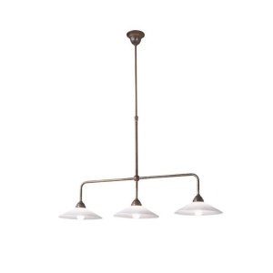 Lustra rustica cu 3 brate, fabricata manual Tabia 212.25.OV