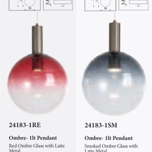 Lustra sticla cu lumina ambientala Ombre 626866 universul-luminii.ro