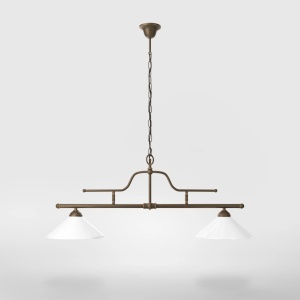 Lustra stil clasic italian din alama cu 2 brate Fiordo - Img 3