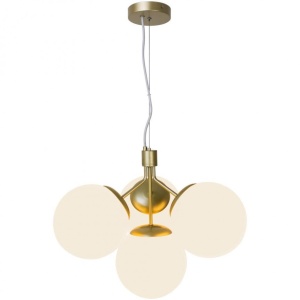 Lustra stil modern, extravagant Ivona alama/ sticla alba