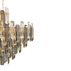 Lustra suspendata design Art Deco Flare 8L 201116 universul-luminii.ro
