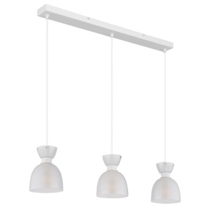 Lustra suspendata design decorativ MASSEY alb 15769W-3 GL 172366 universul-luminii.ro