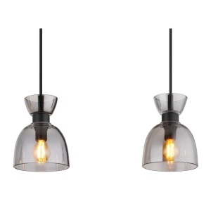 Lustra suspendata design decorativ MASSEY fumuriu 15769S-3 GL 247846 universul-luminii.ro