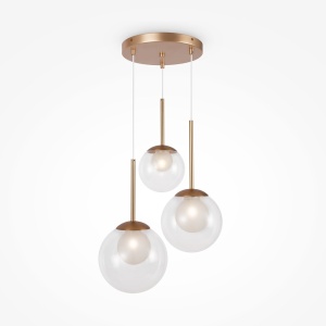 Lustra suspendata design modern minimalist Basic 3L aurie - Img 3
