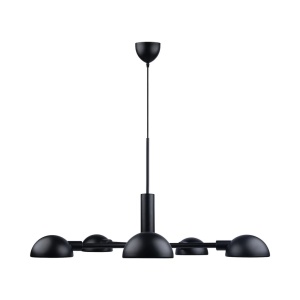 Lustra suspendata design modern Nomi negru 117866 universul-luminii.ro