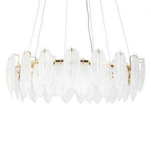 Lustra suspendata design modern Roch 80 auriu
