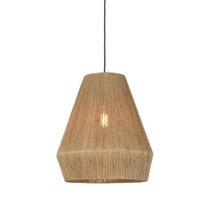 Lustra suspendata eco din iuta Iguazu S conic 40cm