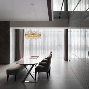 Lustra suspendata eleganta design modern Crown 75cm 158056 universul-luminii.ro
