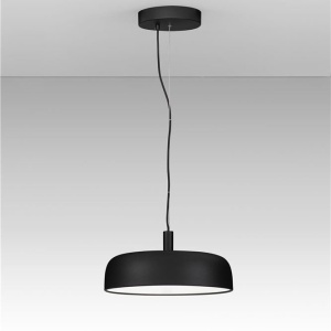 Lustra suspendata LED 2700K NOELIA negru 40cm - Img 2
