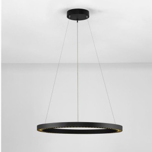 Lustra suspendata LED design circular DEOS negru NVL-9030894 - Img 5