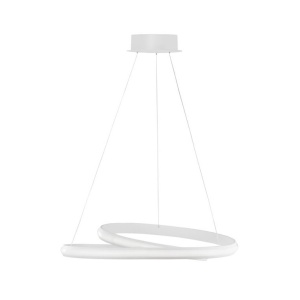 Lustra suspendata LED design modern Malvi, alb NVL-9357041