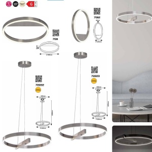 Lustra suspendata LED design modern Thrac - Img 6