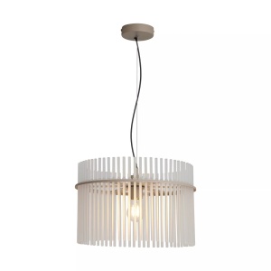 Lustra suspendata metal sand, tije din sticla Swizzle - Img 2
