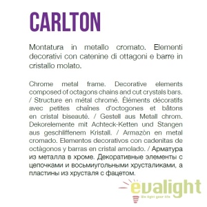 Lustra suspendata moderna design elegant CARLTON SP12 166247 - Img 2