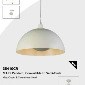 Lustra suspendata stil industrial Mars crem 159036 universul-luminii.ro