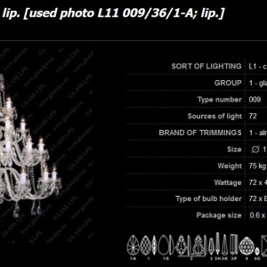 Lustra XXL cu 72 brate, cristal Bohemia L11 009/72/1-A 65836 universul-luminii.ro