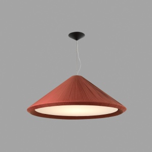 Lustra XXL suspendata design decorativ SAIGON IN 130cm Terracotta 123346 universul-luminii.ro