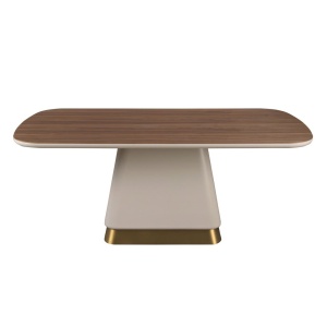 Masa deosebita design LUX Walnut-Bej 200x95cm - Img 2