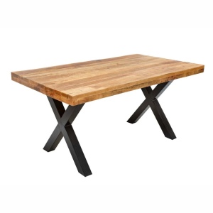 Masa design industrial Iron Craft 160cm Mango