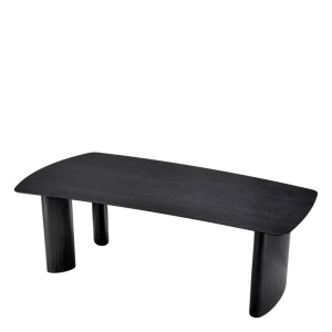 Masa design LUX Bergman S Charcoal grey, 230x120cm - Img 6