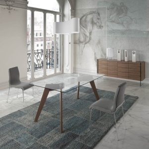 Masa dining design deosebit Walnut Wood, 160x95cm AC-W1008DT - Img 4