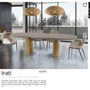 Masa dining extensibila design lux Irati - Img 4