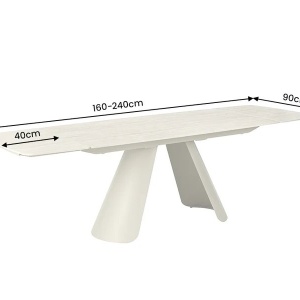 Masa extensibila cu blat ceramic VOGUE 160-240cm - Img 11