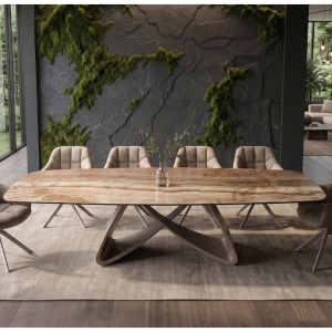 Masa Extensibila cu Blat Ceramica spaniola, INFINITY 180-220-260cm
