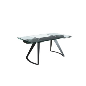 Masa extensibila deosebita design LUX Black Steel 180-270x100cm - Img 8