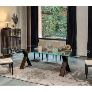 Masa extensibila eleganta design LUX Still 215-295x100cm - Img 10