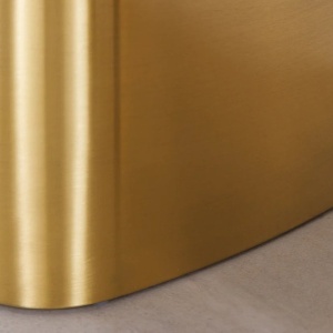 Masa Ovala, Metal, Auriu, Marmura, ORGANIC 200cm, A-46205 VC - Img 11