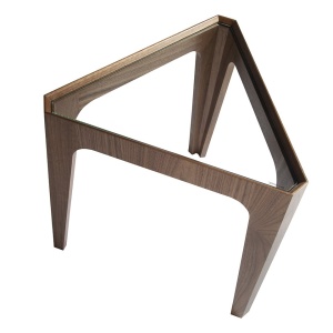 Masuta auxiliara cu blat triunghiular Corner Table 55x55cm - Img 3