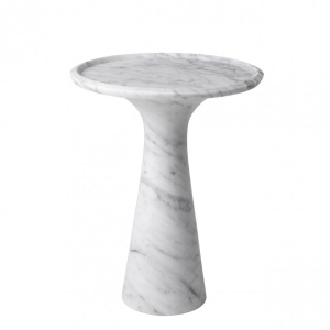 Masuta auxiliara design LUX din marmura Pompano low 113749 HZ