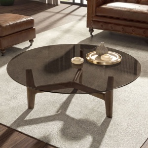 Masuta de cafea design LUX Smoked brown