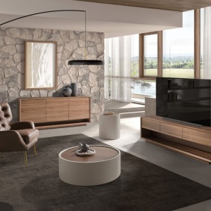 Masuta de cafea design LUX Walnut-Bej - Img 5