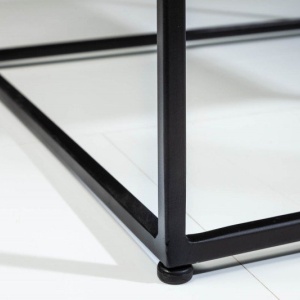Masuta design minimalist Elements 50cm, marmura alba - Img 6