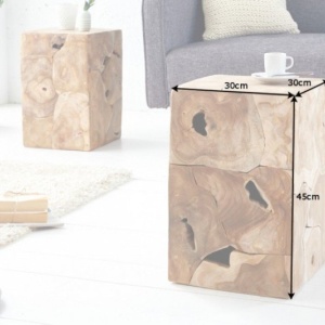 Masuta design unicat Square 30cm Teak - Img 7