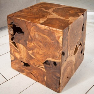 Masuta design unicat Square 40cm Teak - Img 3