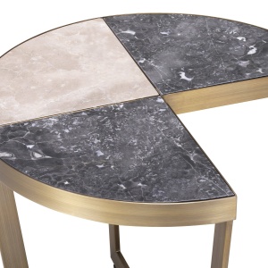 Masuta laterala design elegant LUX Turino, alama periata 114352 HZ - Img 4