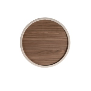 Masuta laterala design LUX Walnut-Bej - Img 2