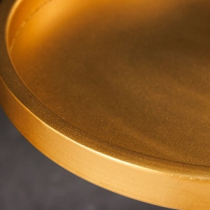 Masuta Laterala, Marmura, Metal, TRAYFUL 60cm - Img 3